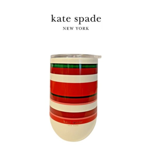 ♠️ kate spade ♠️ Stainless Steel 16oz Tumbler NWT - Picture 1 of 9